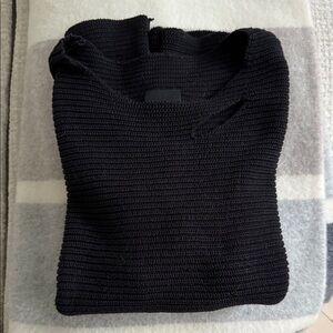 RtA Distressed Black Sweater